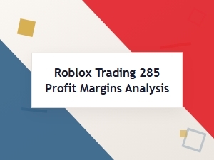 Analyzing Roblox Limited Trading Profit Margins